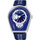 VAGARY 馬蹄造型皮帶錶-紫藍色 product thumbnail 1