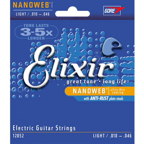 Elixir NANOWEB EXXG-12052 電吉他套弦 (10~46)