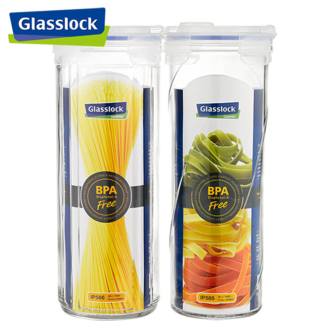 Glasslock多功能玻璃保鮮瓶2件組