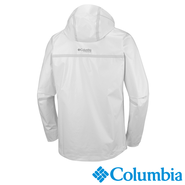 Columbia 哥倫比亞 男-鈦OD ECO連帽外套-白色-URE10380WT