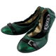TODS 真皮弧形豆豆芭蕾舞鞋(36/36.5號)(綠色) product thumbnail 1