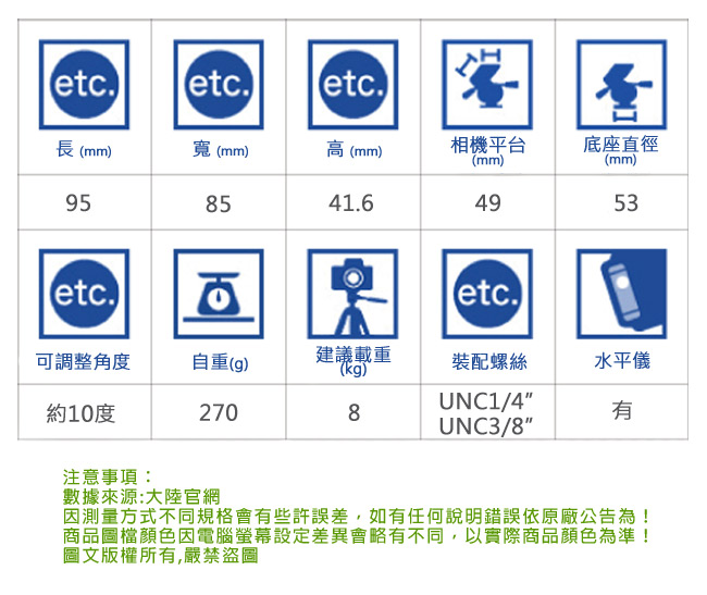 Velbon Precision Leveler 水平微調雲台-公司貨