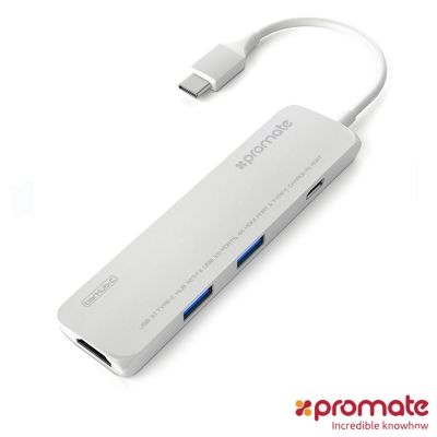 Promate BarHub USB type C to HDMI充電傳輸集線器