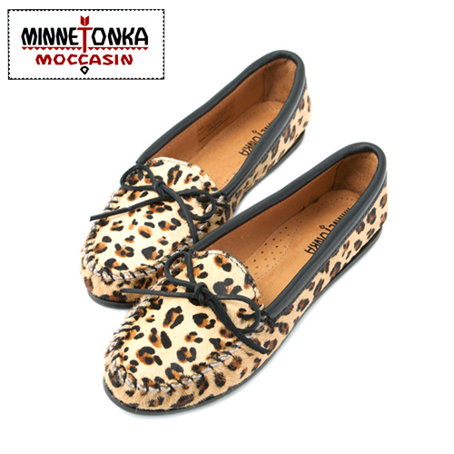 MINNETONKA-FULL LEOPARD MOC馬毛豹紋莫卡辛