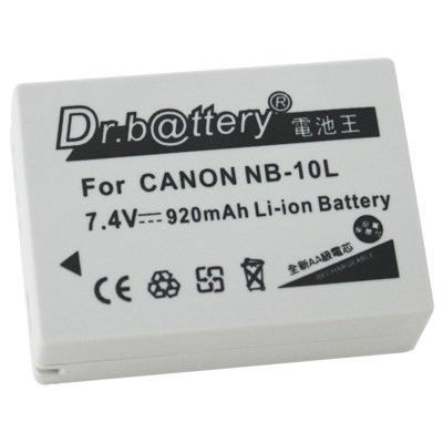 電池王 For Canon NB-10L / NB10L 高容量鋰電池