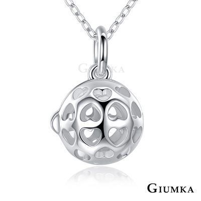 GIUMKA 925純銀項鍊立體球狀女鍊 戀愛時光