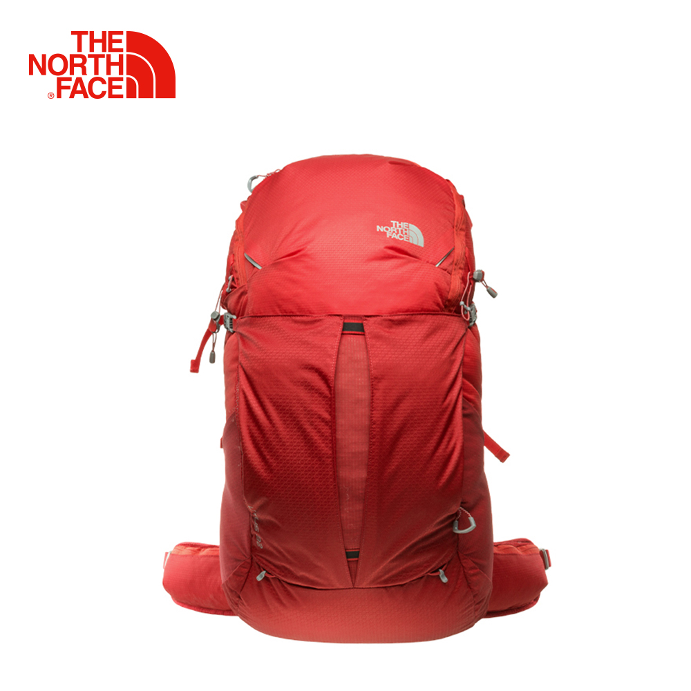 The North Face北面紅色輕巧便捷技術背包