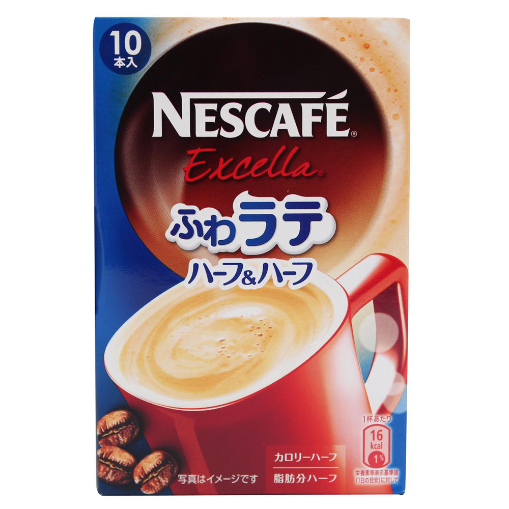 Nestle雀巢  Latte風咖啡-牛奶 (4.5g x10本入)