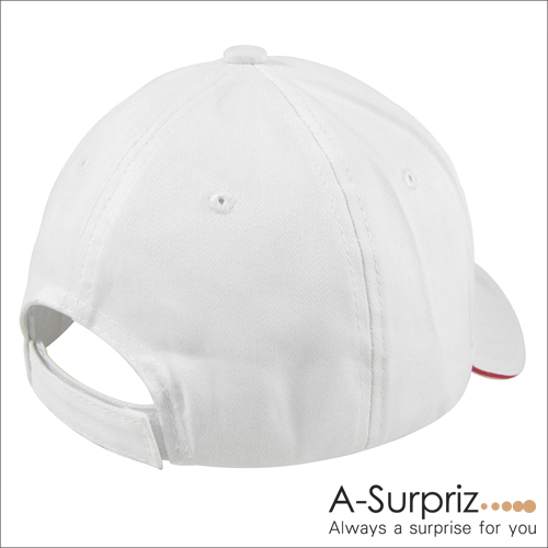 A-Surpriz KW字母棒球帽(白)