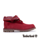 Timberland 女款紅色粉紅印花翻領中筒靴 product thumbnail 1