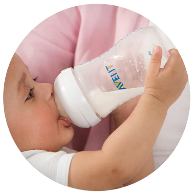 PHILIPS AVENT 親乳感防脹氣玻璃奶瓶組(1大1小)(240ml+120ml)