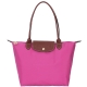 LONGCHAMP Le pliage 長提把摺疊水餃包(小/桃粉色) product thumbnail 1