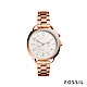 FOSSIL Q ACCOMPLICE 圓弧造型智能錶-玫瑰金 約42mm FTW1208 product thumbnail 1