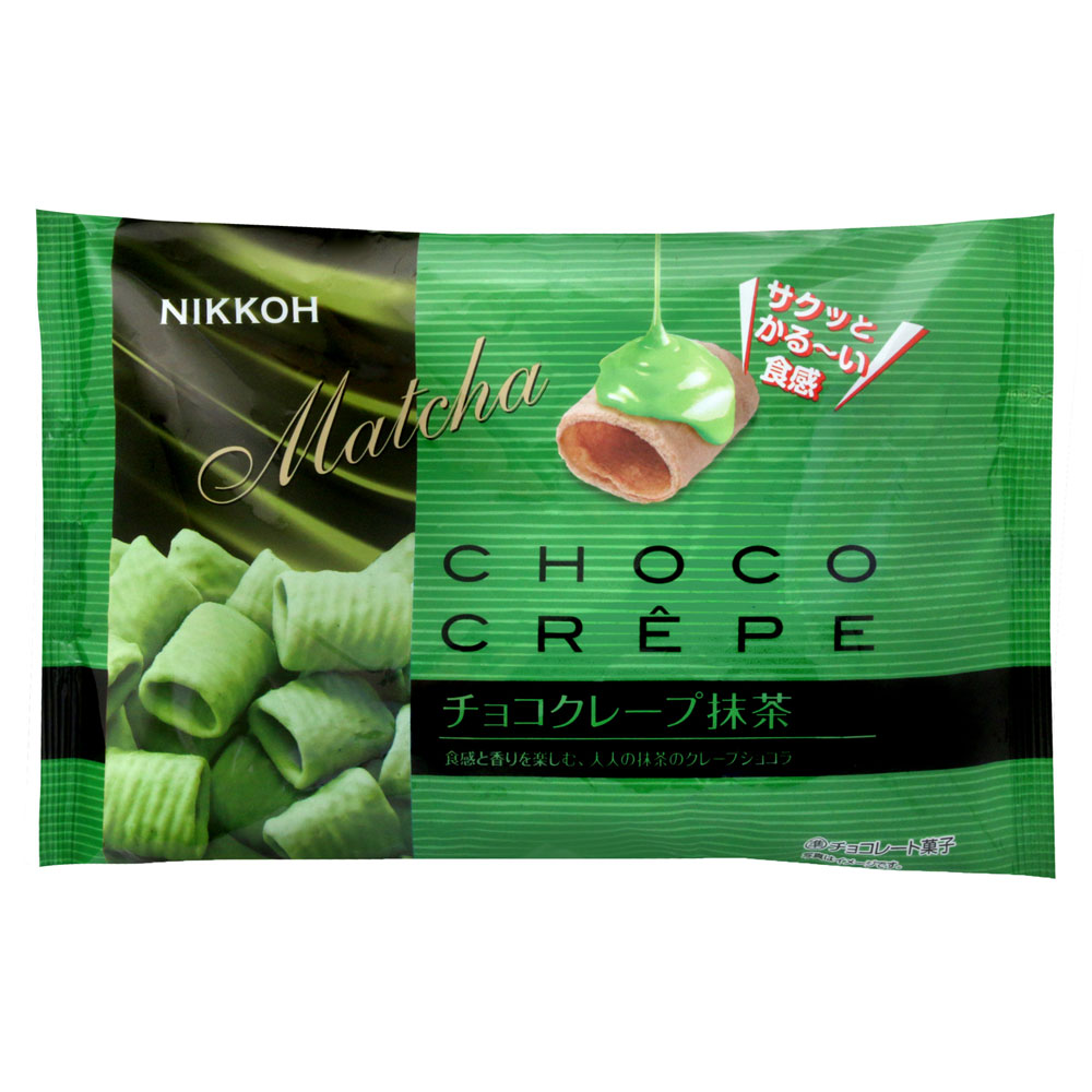 日幸 抹茶巧克力捲心餅乾 (77g)