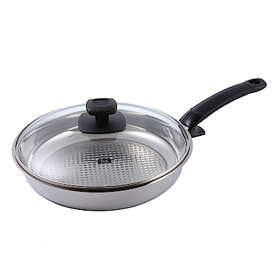 Fissler 德國 舒適款酥脆鍋 +Fissler 玻璃鍋蓋 28公分