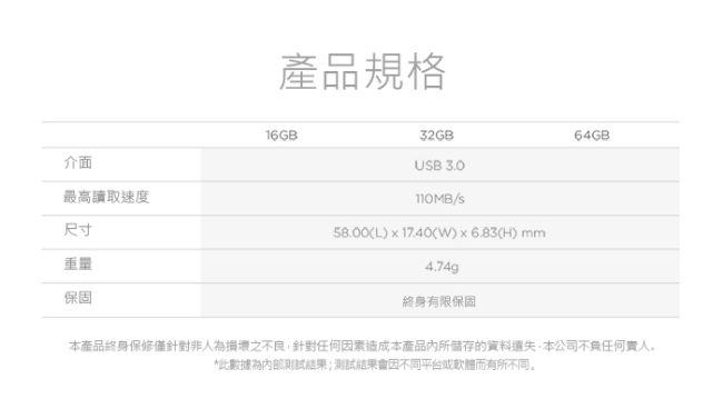 KLEVV 科賦 NEO C30 USB3.0 16GB 隨身碟