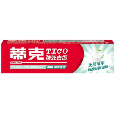 蒂克 強效去垢牙膏-天然草本(120g)