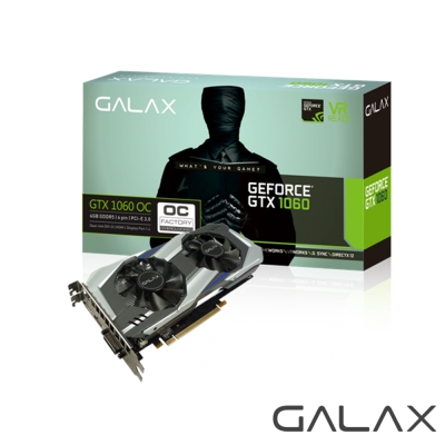 GALAX GTX 1060 OC 6GB DDR5  顯示卡