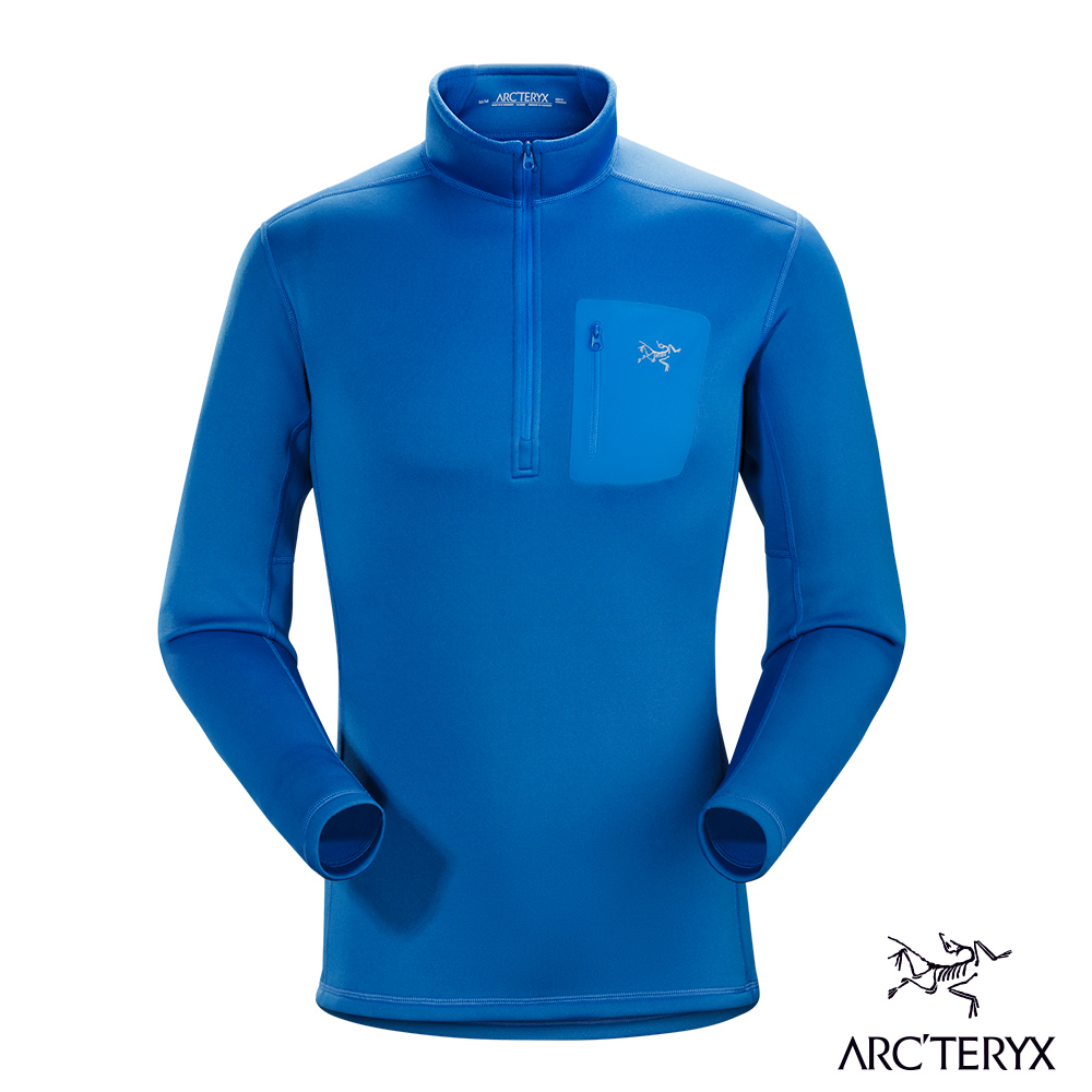 Arcteryx 始祖鳥 男 Rho AR 刷毛套頭衫 藍