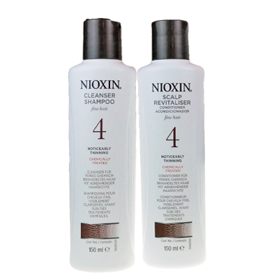 NIOXIN 耐奧森(儷康絲) 組合4號潔髮乳+甦活乳300ML 公司貨