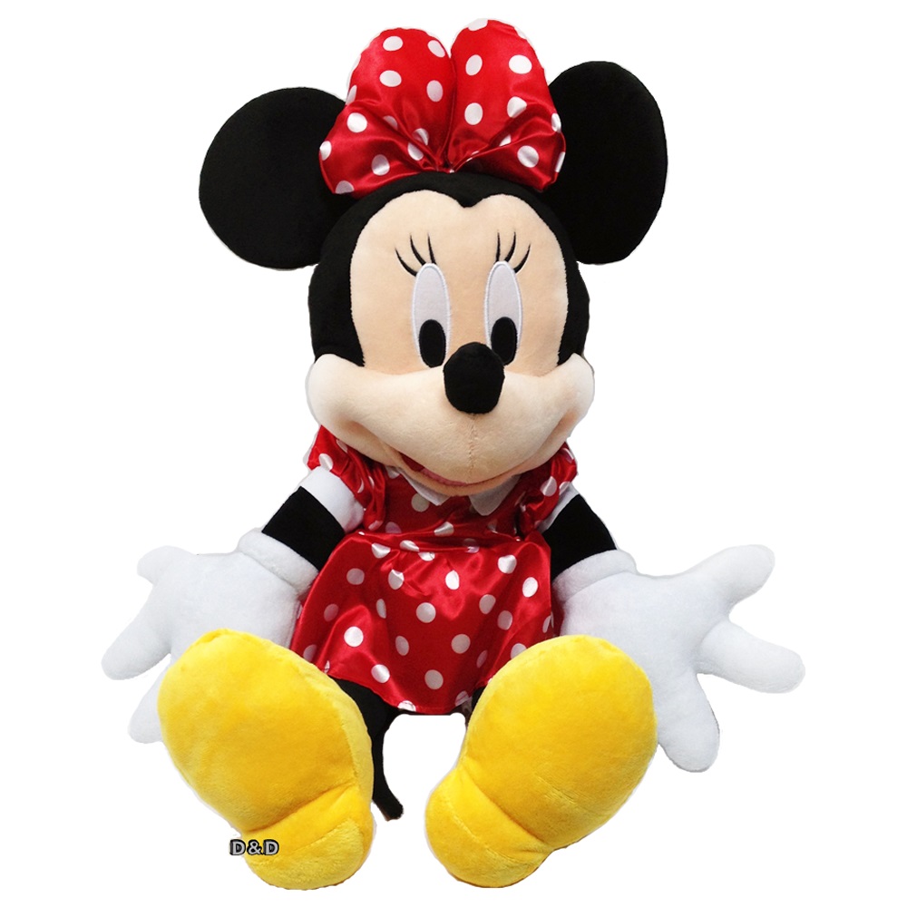 Disney授權絨毛玩具 22.5吋坐立姿米妮