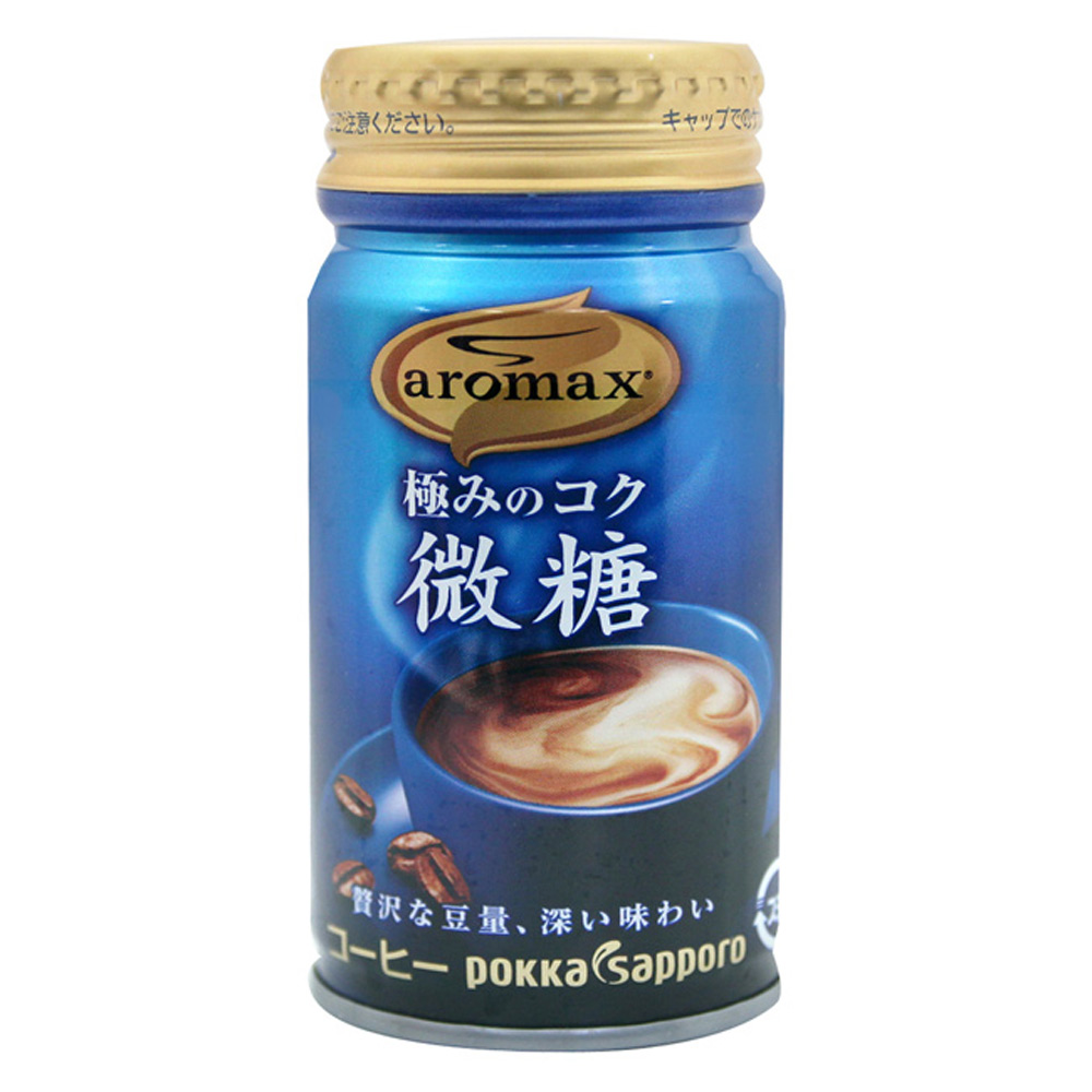 POKKA  aromax 濃郁微糖咖啡 (170ml x6入組)
