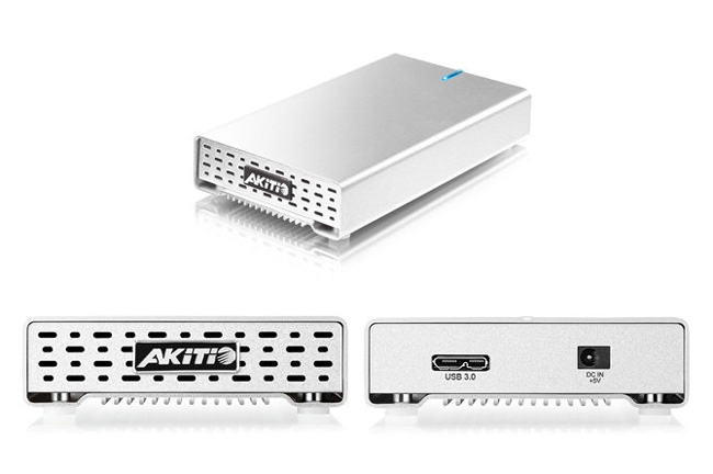 AKiTiO 冰極光 2.5吋USB3.0硬碟外接盒