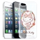 Hello Kitty IPHONE 5/5S/SE透明軟式手機殼 花邊款 product thumbnail 1