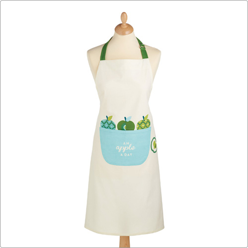 KitchenCraft 平口單袋圍裙(青蘋果)