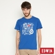 EDWIN MOTO零件印花短袖T恤-男-藍色 product thumbnail 1