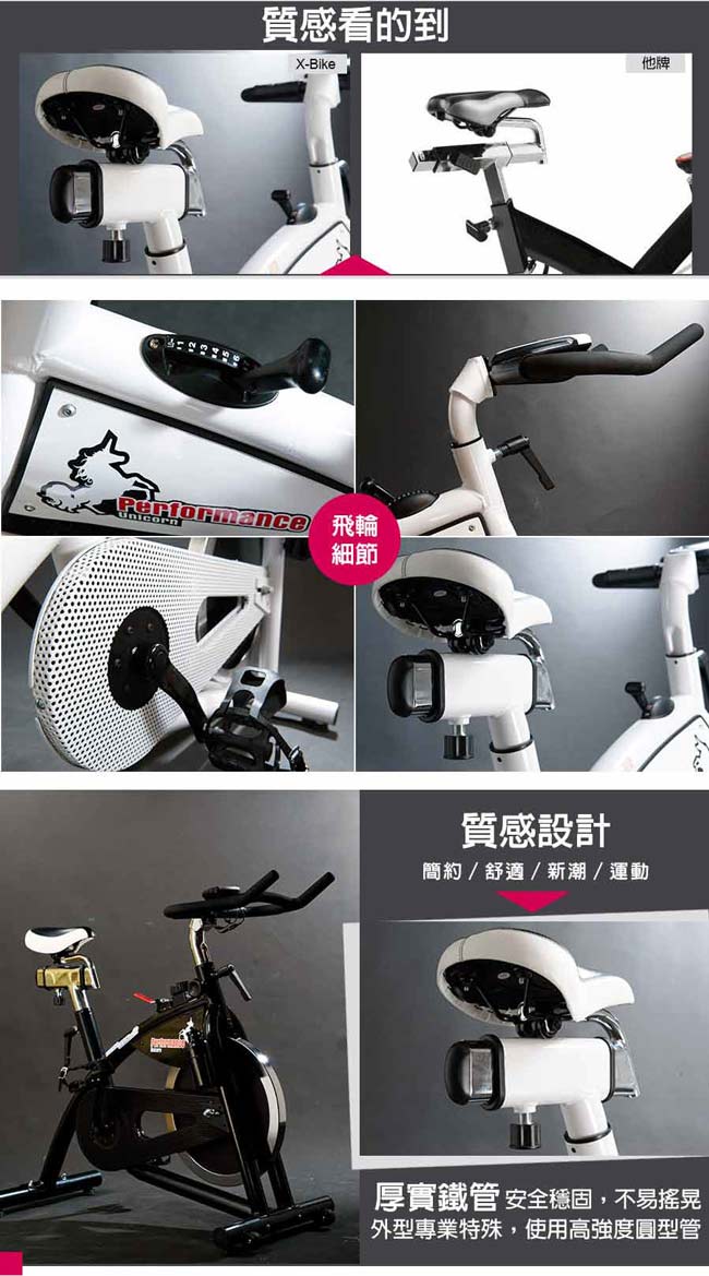 【 X-BIKE 晨昌】雙向獨角獸飛輪競賽車 台灣精品 NEW 70700 -黑色