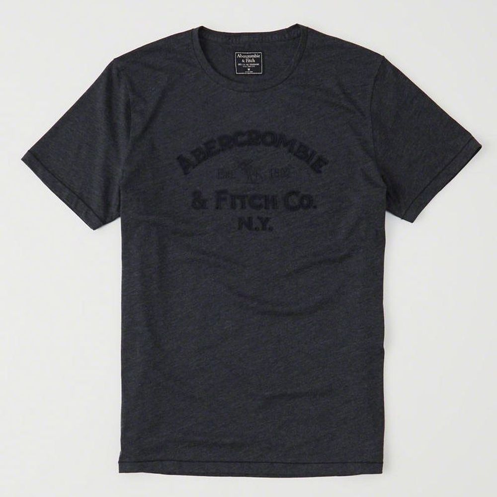 AF a&f Abercrombie & Fitch 短袖 T恤 藍色 0341