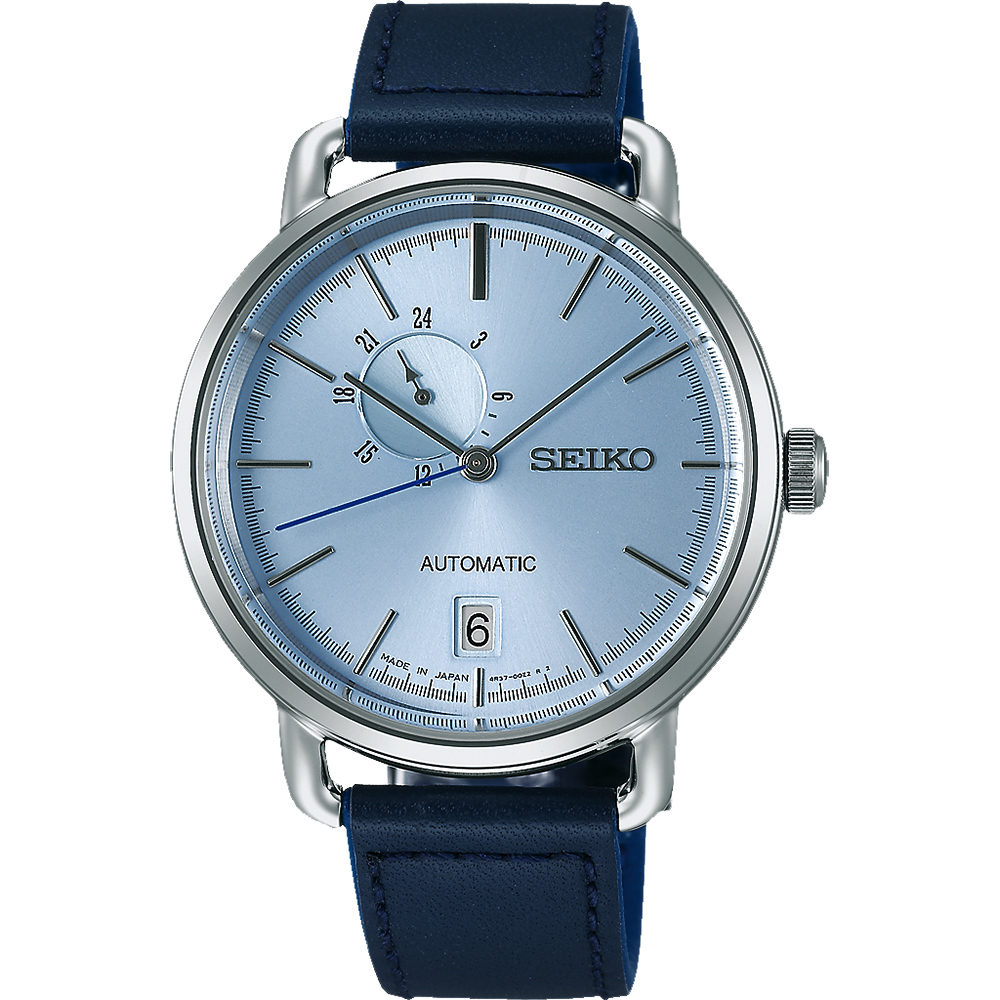 SEIKO SPIRIT Kyoto 經典風潮機械腕錶(SCVE011J)-藍/39mm | Spirit/Sportura | Yahoo奇摩購物中心