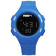 PUMA 感受心跳脈動運動電子橡膠腕錶-黑x藍/43mm product thumbnail 1