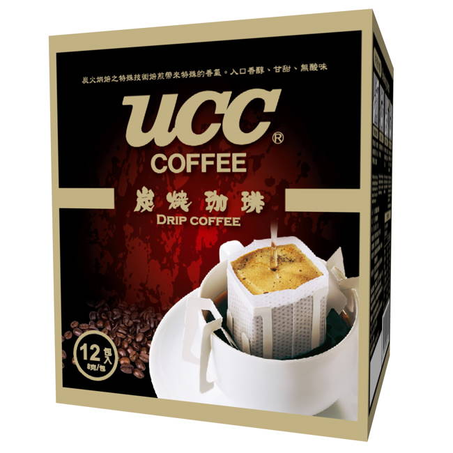 UCC 炭燒濾掛式咖啡(8gx12入)