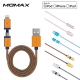 MOMAX 蘋果認證lightning+microUSB安卓2合一充電傳輸線1M product thumbnail 1