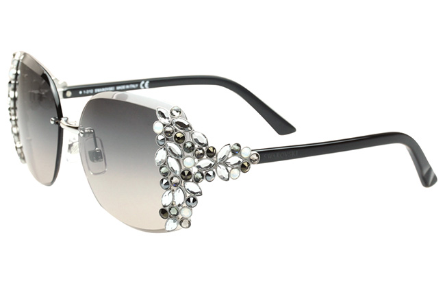 SWAROVSKI太陽眼鏡-限量款-銀色SW50