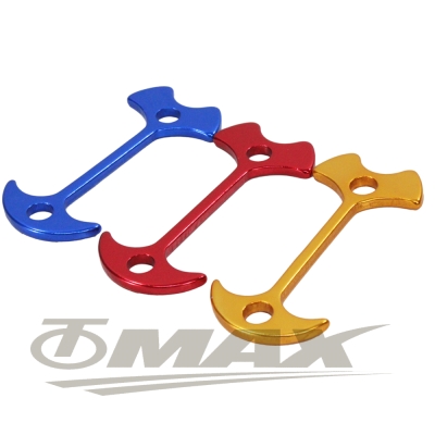 omax鋁合金魚骨地釘-加長版-20入(顏色隨機)