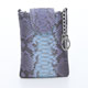 【義大利Terrazzo】時尚貴氣蟒蛇皮手機袋 - 紫藍色 77P8248A product thumbnail 1