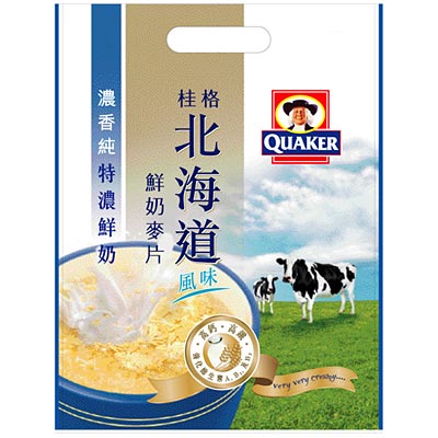《桂格北海道鮮奶麥片》特濃鮮奶(15包/袋)