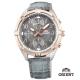 ORIENT 東方錶 SPORTY DESIGN系列 運動三眼計時錶-灰色/38.5mm product thumbnail 1