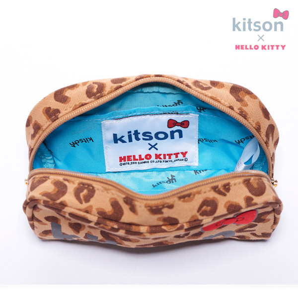 kitson x Ribbon Hello Kitty Pouch (豹紋)