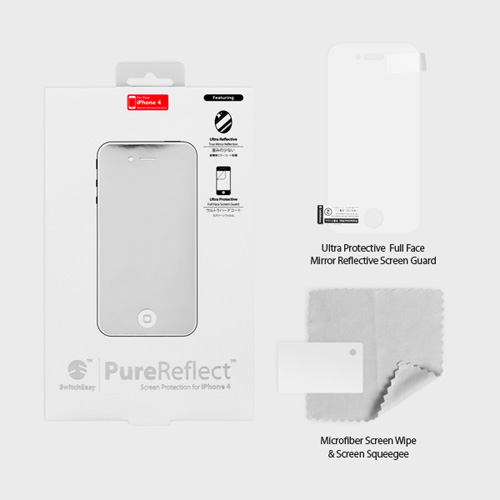 SwitchEasy PureReflect iPhone4 / 4S 魔鏡螢幕貼（ㄧ片）