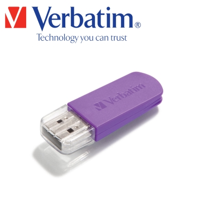 Verbatim 威寶 32GB MINI 粉系列隨身碟 (紫色)