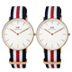 DW Daniel Wellington 美國旗幟尼龍腕錶-藍x白x紅/36mm+36mm product thumbnail 1