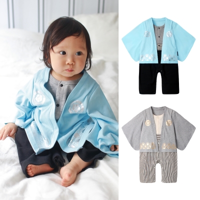 baby童衣 日式和服長袖連身衣 70065