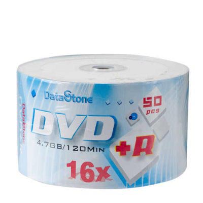 DataStone 時尚白 A Plus級DVD+R 16X(50片)