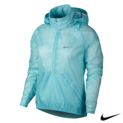 Nike Golf 女 高爾夫防風連帽運動薄外套-里約綠802938-466