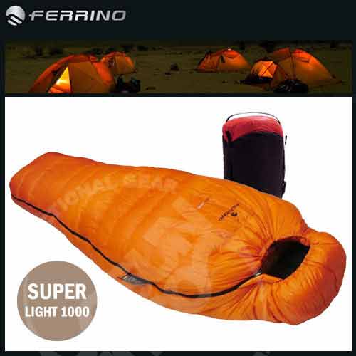 【FERRINO】SUPER LIGHT 1000 頂級輕量化白天鵝絨睡袋(600g)