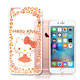 Hello Kitty iPhone 6/6s 4.7吋 浮雕彩繪透明軟殼(甜心豹紋) product thumbnail 1